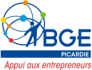 Logo BGE Picardie, appui aux entrepreneurs